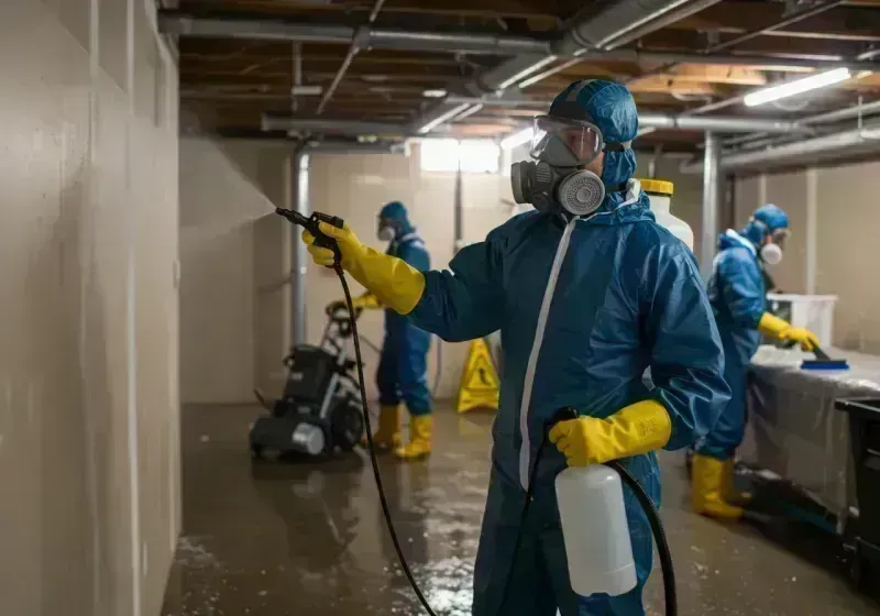 Basement Sanitization and Antimicrobial Treatment process in Idaho Springs, CO